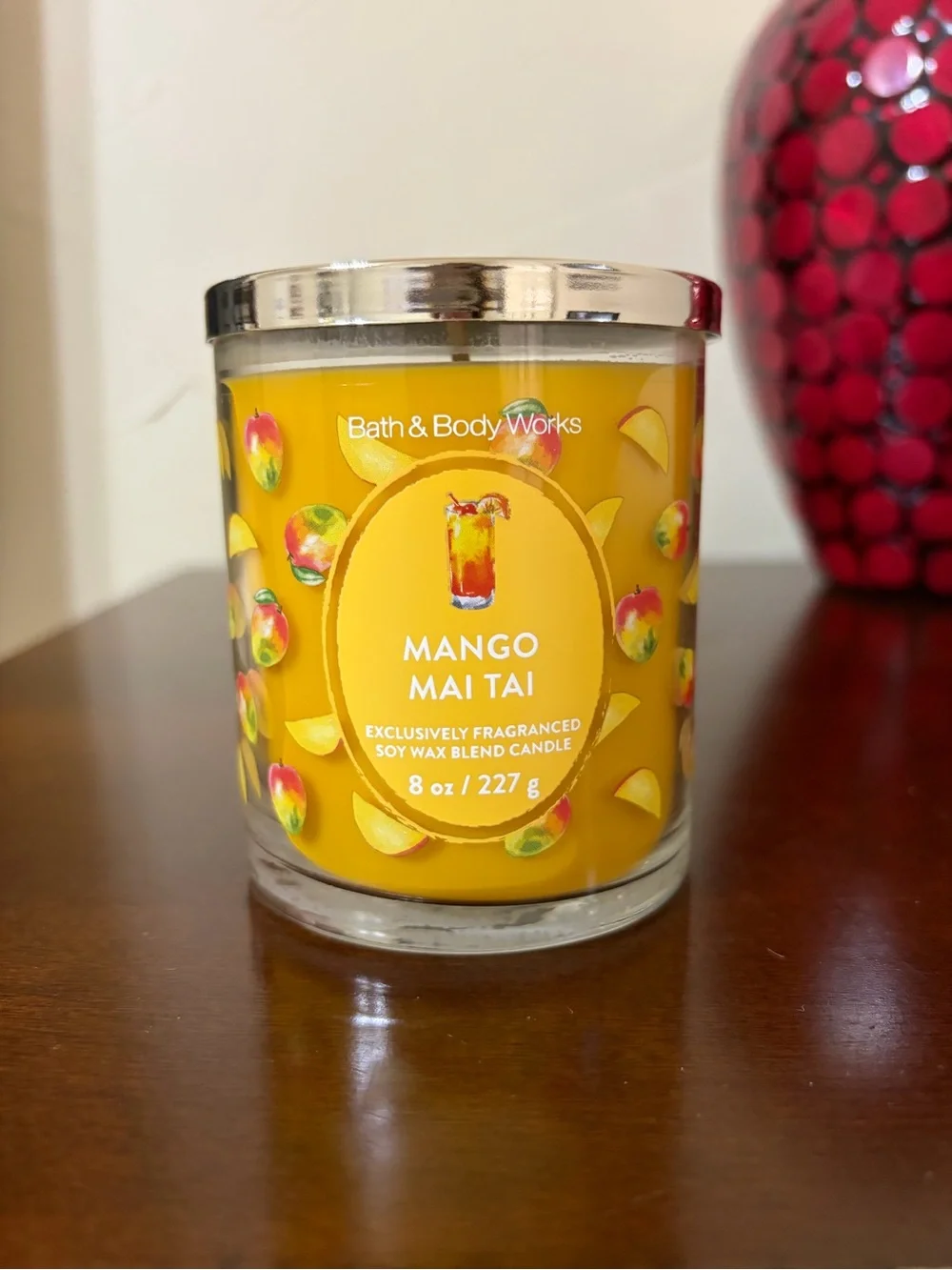 Bath & Body Works Mango Mai Tai Single Wick Candle